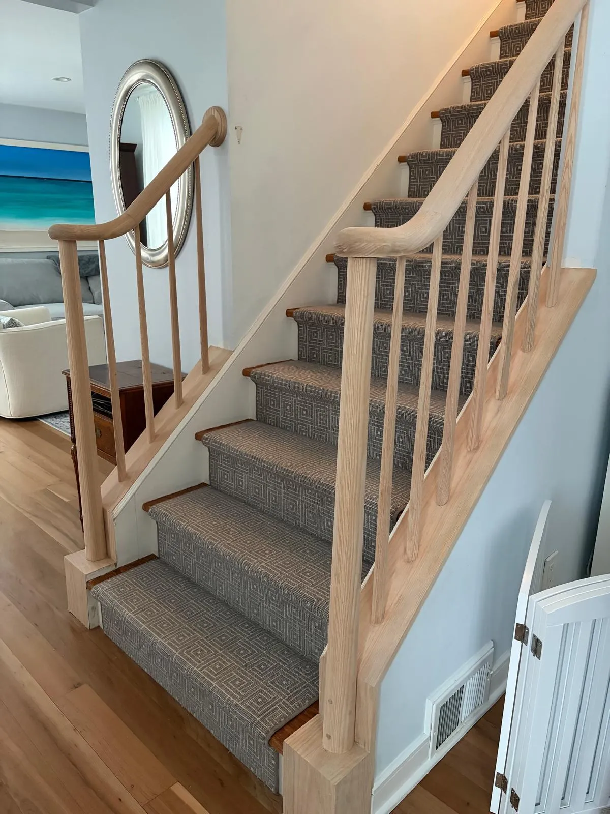 Deck railing installation in Connecticut
