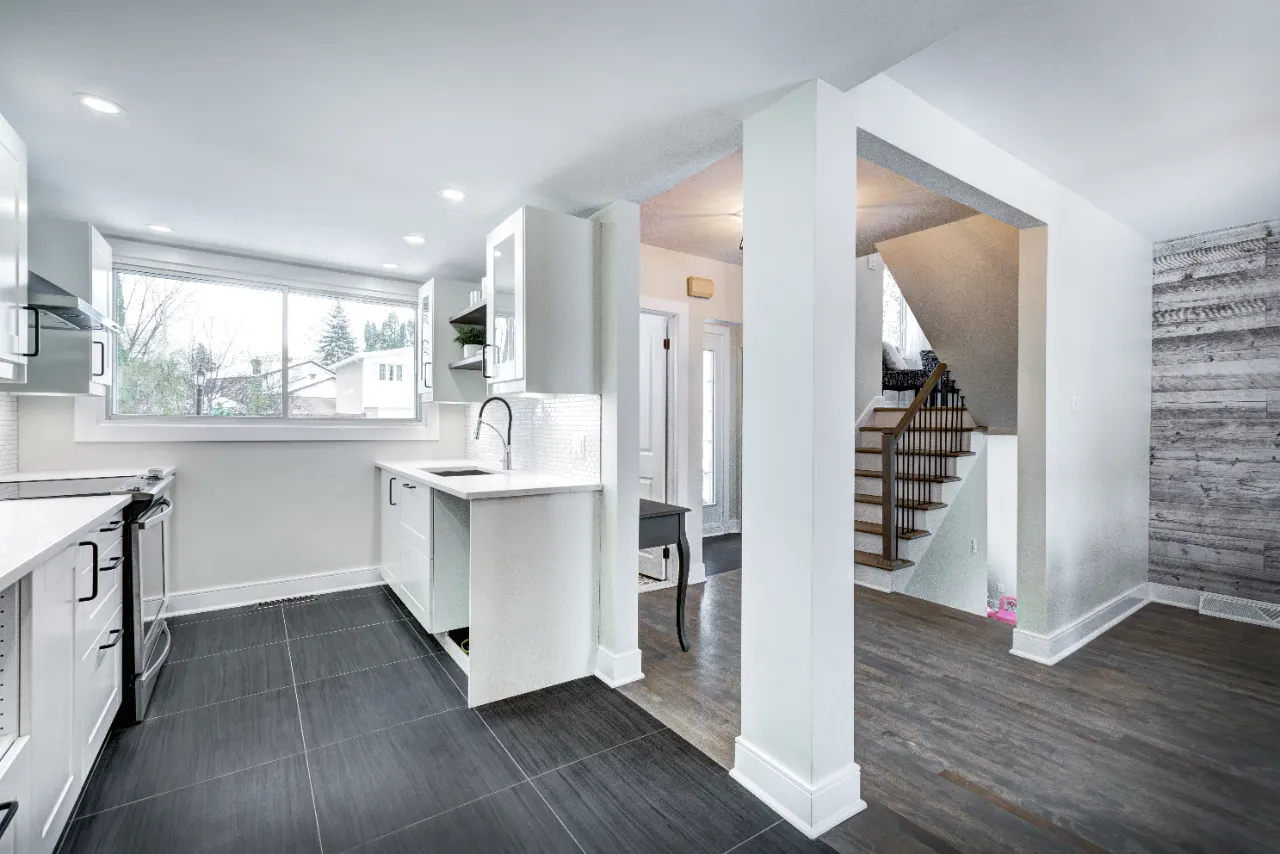 Bright remodeled interior